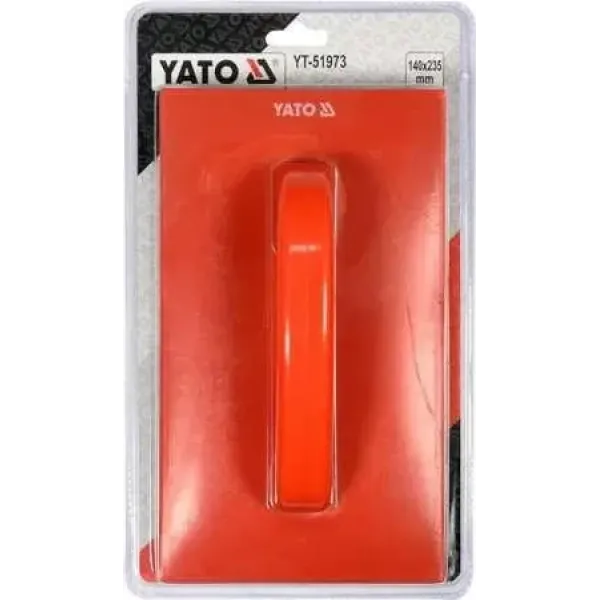 Щетка для отделки поверхностей с резиновым ворсом YATO 140х235мм YT-51973