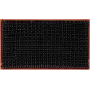 Щетка для отделки поверхностей с резиновым ворсом YATO 140х235мм YT-51973
