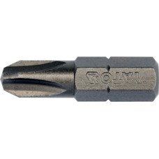 Насадка отверточная Phillips PH3х25мм 1/4" YATO 10 шт YT-78133