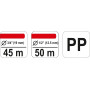 Котушка для поливального шланга YATO 1/2" — 50 м 3/4" — 45 м YT-99850
