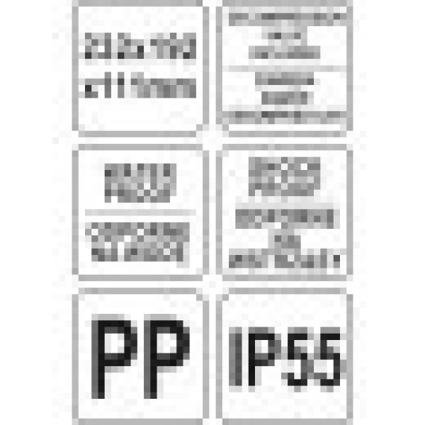 Ящик для ручного инструмента IP55 YATO 232х192х111мм YT-08900