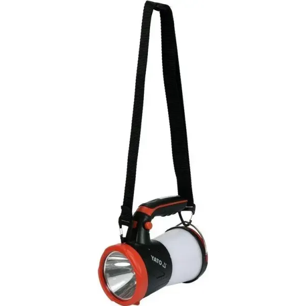 Ліхтар LED-діодний з ручкою YATO Li-Ion 3.7В 4400мАч  530Лм зарядка USB, функція powerbank YT-08579