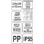 Ящик для ручного инструмента IP55 YATO 339х295х152мм YT-08902