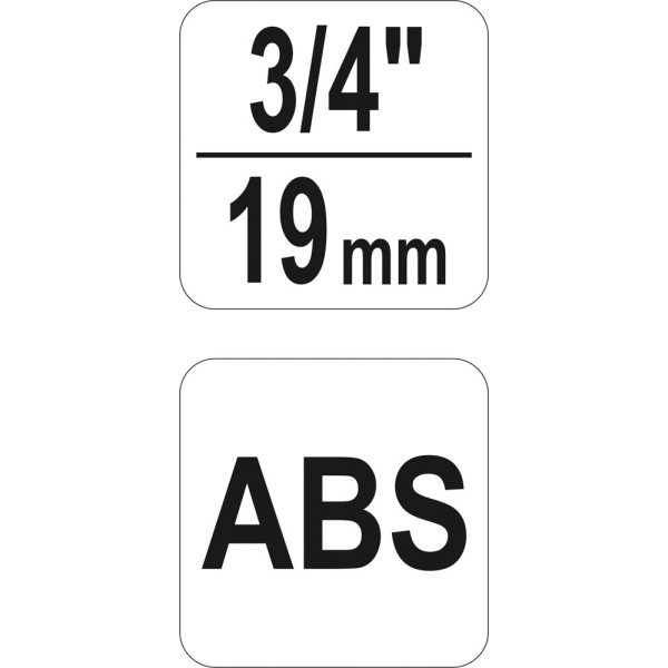 Муфта швидкознімна YATO для водяного шланга 3/4" YT-99811