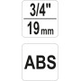 Муфта швидкознімна YATO для водяного шланга 3/4" YT-99811