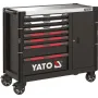 Шкаф-тележка для инструментов 7 ящиков и шкафчик YATO 1100х990х480мм YT-09033