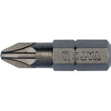 Насадка викруткова "Pozidriv" PZ2х25мм  HEX1/4" YATO 10шт. / 50шт. YT-78135