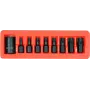 Набор насадок ударных "TORX" T30-70 6-гр. 1/2" YATO 9 шт. YT-10664