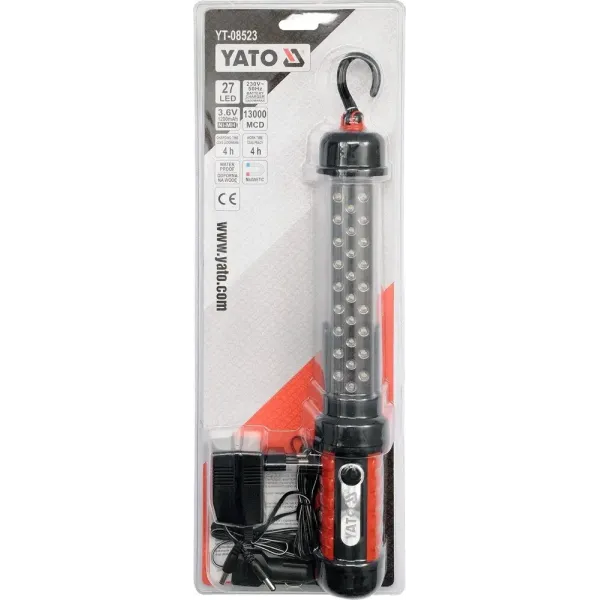 Ліхтар акумуляторний YATO 3.6 В YT-08523