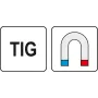 Підставка магнітна для зварювального пальника TIG YATO 154х80мм YT-08711
