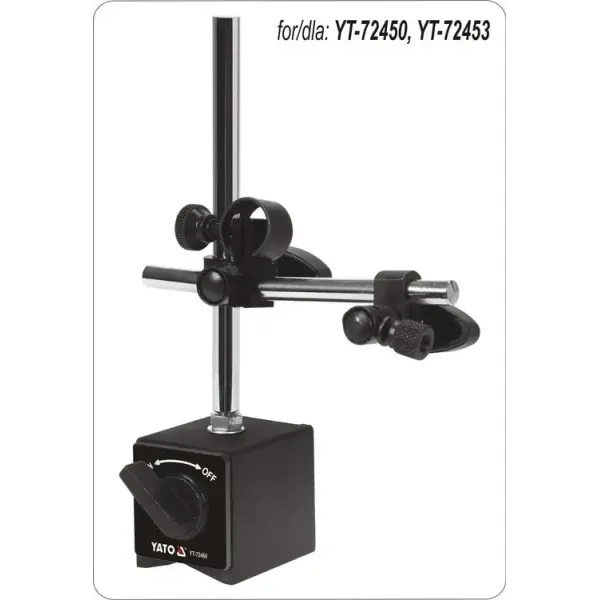 Штатив для тестерів YT-72450 і YT-72453 YATO до 70кг плече 170/150мм YT-72460