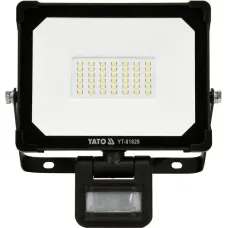 Прожектор с SMD-диодным излучателем с датчиком движения YATO 30Вт 230В 3000лм  42 диода YT-81828