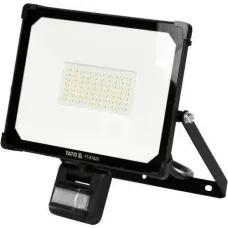 Прожектор с SMD-диодным излучателем  с датчиком движения YATO 50Вт 230В  5000лм 70диодов YT-81829