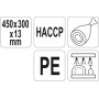 Дошка обробна 450x300x13мм YATO колір в асортименті YG-02170
