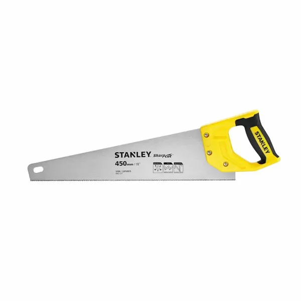 Ножівка для дерева 11tpi STANLEY SHARPCUT 38/45/50/55 см в асортименті STHT20369-1