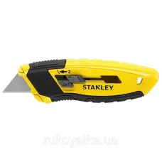 Ніж із трапецієподібним лезом STANLEY 4 позиції корпус метал STHT10432-0