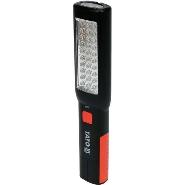 Светильник переносной светодиодный аккумуляторный YATO 30/7LED 3.7В зарядка от 220/12В YT-085051