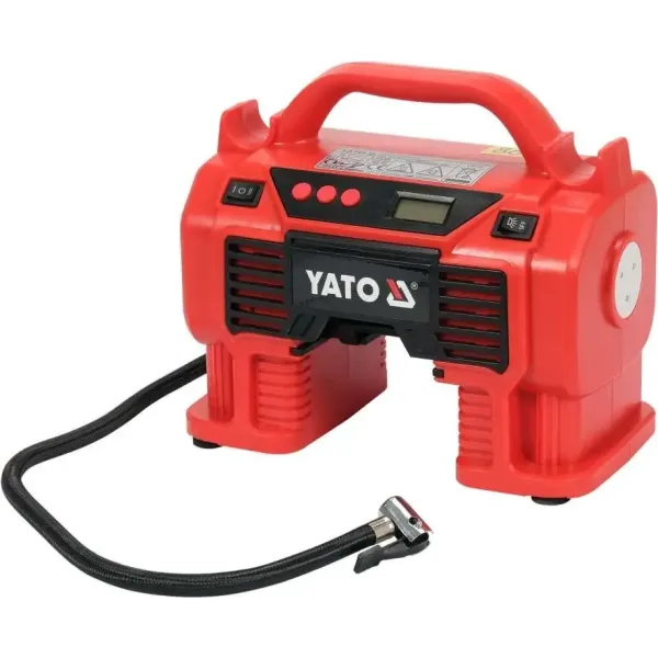 Компресор акумуляторний YATO Li-Ion 18 В 11 барів 21 л/хв (без акумулятора) YT-23248