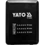 Набір свердел для металу бетону дереву 3-10 мм YATO 18 шт. YT-43490