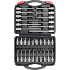 Набор торцевых головок 1/2" со вставками TORX T20-T70 YATO 32шт. YT-77541