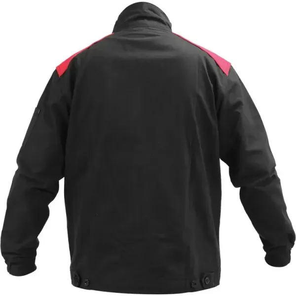 Куртка робоча COMFY утеплена чорно-червона бавовна 7 кишень YATO розмір S- XXL YT-79230