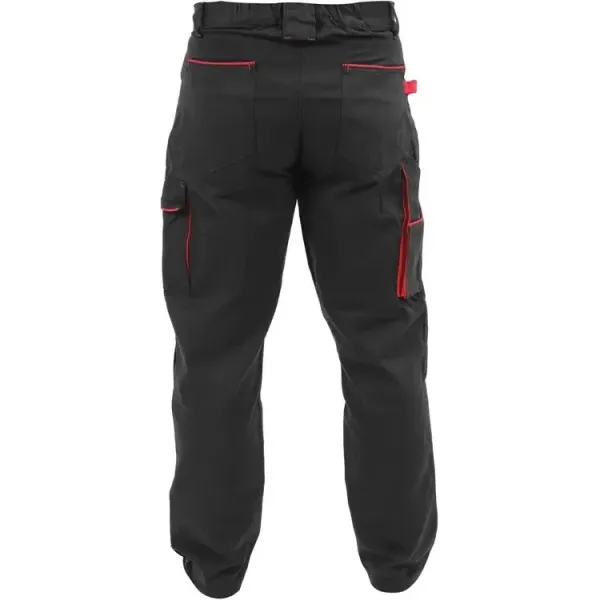 Брюки рабочие COMFY черные хлопок с начесом 7 карманов YATO размер S - XXL  YT-79240 YT-79240