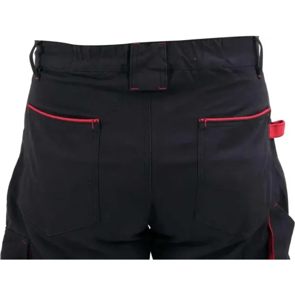 Брюки рабочие COMFY черные хлопок с начесом 7 карманов YATO размер S - XXL  YT-79240 YT-79240