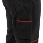 Брюки рабочие COMFY черные хлопок с начесом 7 карманов YATO размер S - XXL  YT-79240 YT-79240