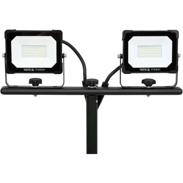 Прожекторы SMD LED YATO 2х20Вт 230В 2х1900Лм штатив 0.6-1.22м YT-818151