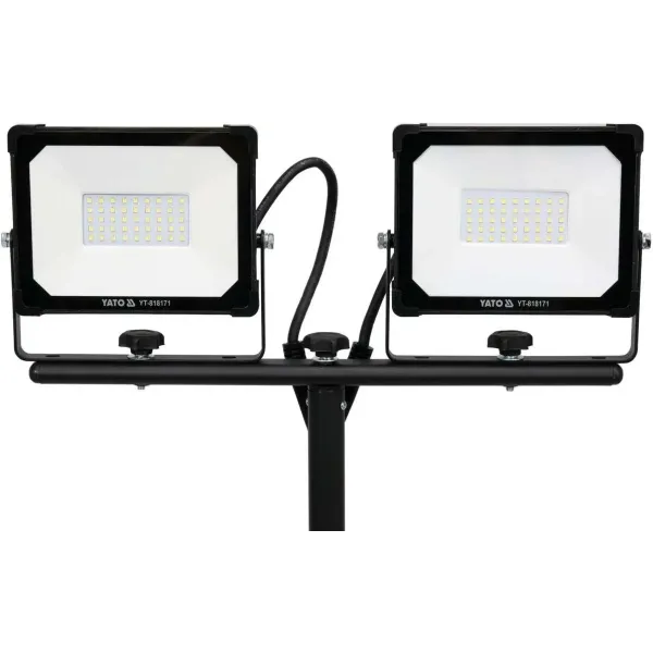 Прожекторы SMD LED YATO 2х30Вт 230В 2х2850Лм штатив 0.6-1.22м YT-818171
