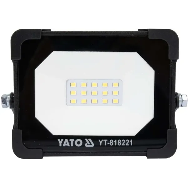 Прожектор SMD 15 діодів 950 Лм YATO 10 Вт 230 В 115x98x32м YT-818221