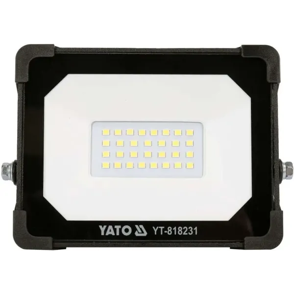 Прожектор SMD 30 діодів 1900 Лм YATO 20 Вт 230 В 140x124.5x32 мм YT-818231