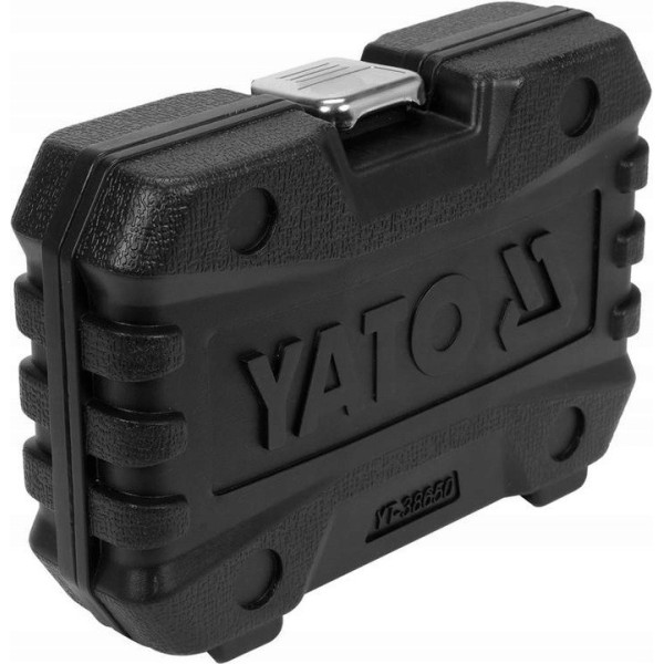 Набір торцевих головок 1/4" М4.5-М13 з інструментами YATO 29 передм. YT-38650