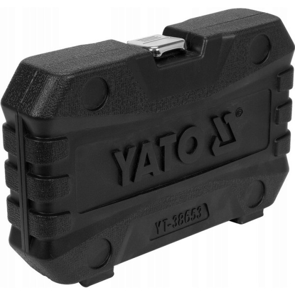 Набір торцевих головок SPLINE 3/8" 1/2" М10-М24 з інструментами YATO 17 передм. YT-38653
