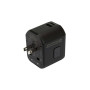 Адаптер со встроенным зарядным устройством с двумя портами USB и технологией быстрой зарядки YATO  YT-81300 YT-81300