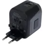 Адаптер со встроенным зарядным устройством с двумя портами USB YATO  YT-81301 YT-81301