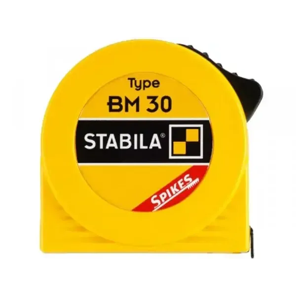Рулетка STABILA тип BM30 5м пластиковий корпус сталева стрічка 16451