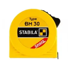 Рулетка STABILA тип BM30 8м пластиковый корпус стальная лента 16452 Рулетка STABILA тип BM30 8м пластиковый корпус стальная лента 16452