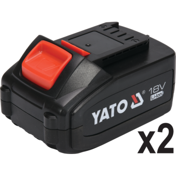Пила дискова акумуляторна YATO Li-Ion 18 В 4 А·год диск Ø 140/20 мм 24зуб. палуб р 51-32 мм YT-8281185 YT-8281185