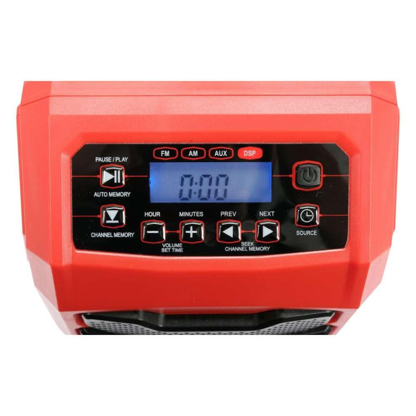 Радіоприймач FM/AM/Bluetooth/AUX YATO мережа 220 В/акумулятор 18 В (без акумулятора) YT-82940