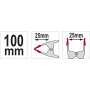 Струбцина пружинна "прищіпка" металева YATO 100 мм YT-64276