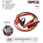 Кабелі пускові до акумулятора 600 А 2.5м YATO 2 шт. YT-83153