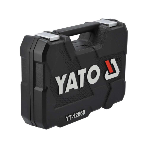 Набір біт і торцевих головок 1/2" 1/4" з інструментами YATO 60 передм. YT-12660