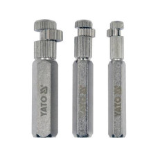 Набір для зняття ніпелів 3/8" 1/2" 3/4" YATO 3 шт. YT-21793