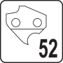 Шина напрямна ланцюгової пили YATO 14" 52 комірок для ланцюга YT-849475 YT-84918
