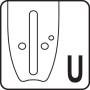 Шина напрямна тип U ланцюгової пили YATO 13" 56 яч. для ланцюга YT-84940 YT-84929