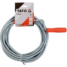 Трос для очищення каналізаційних труб YATO 9 мм 10 м YT-25005