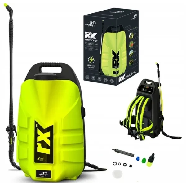 Обприскувач ранцевий акумуляторний MAROLEX RX 12 л Li-Ion 3.4 A·год (4 год) (з композ захистом) S141.141