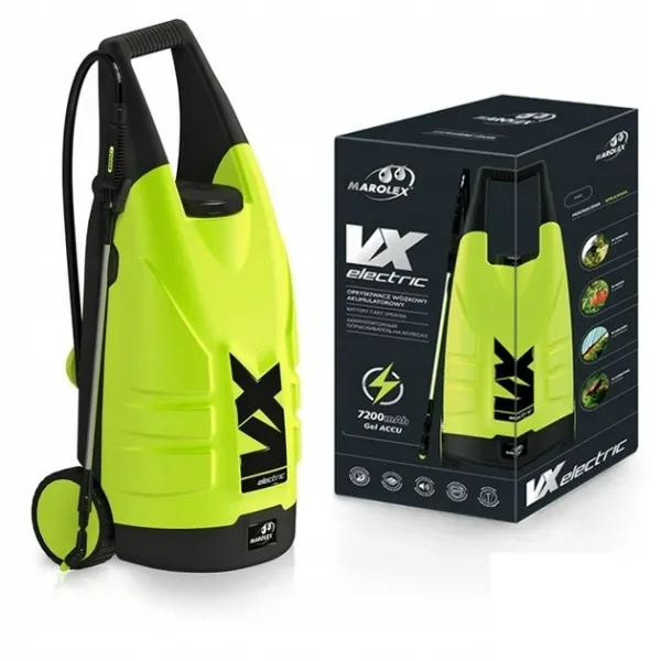 Обприскувач акумуляторний на колесах 20 л MAROLEX VX Li-Ion 3.4 A·год (4,5 год) (з композ захистом) S151.141