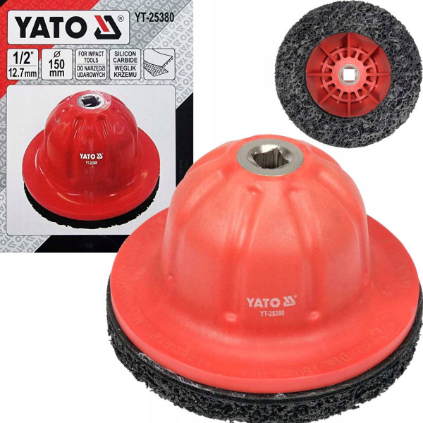 Щетка для очистки ступиц и штифтов YATO 1/2" Ø150/90мм YT-25380